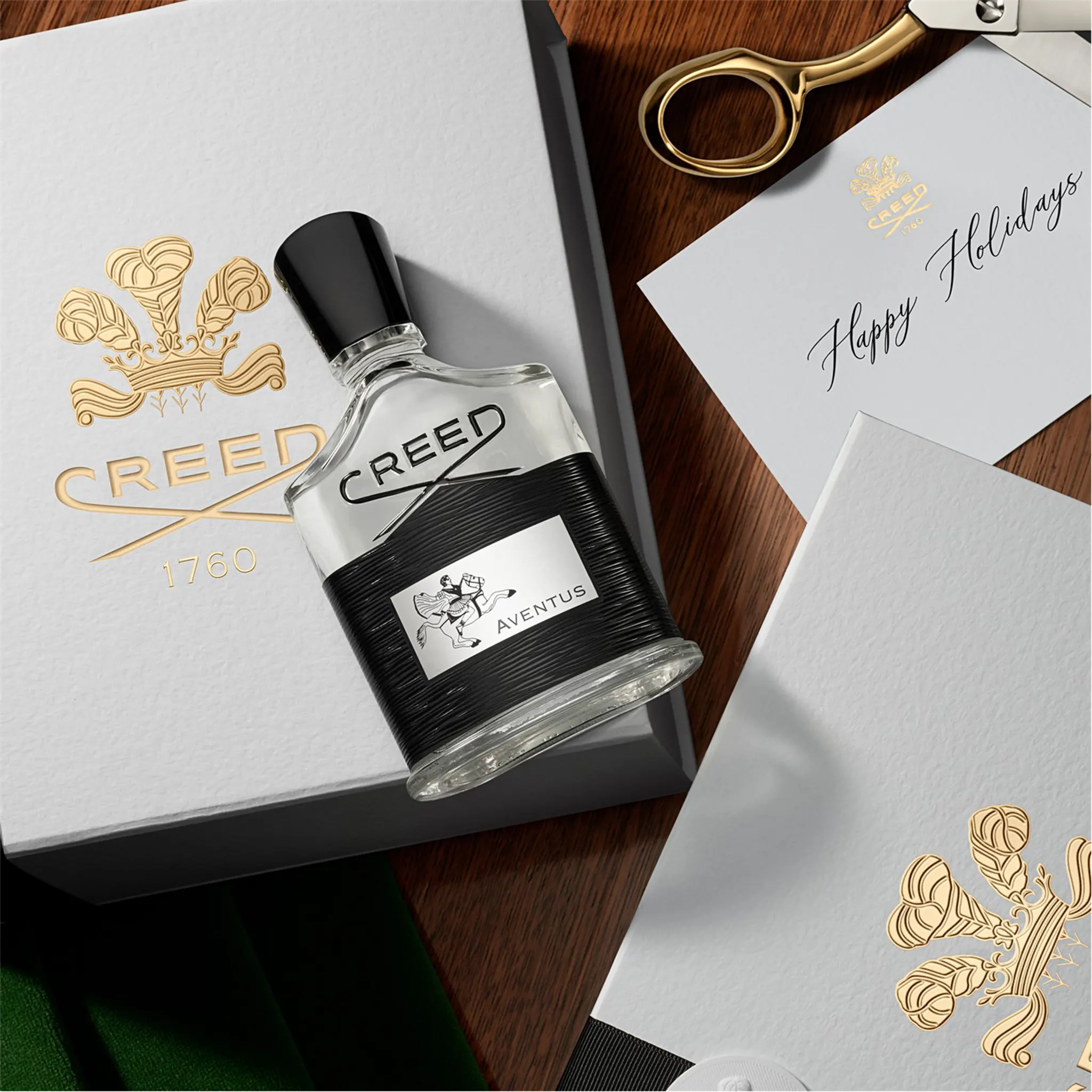 Front with Box View of Creed Aventus Eau De Parfum